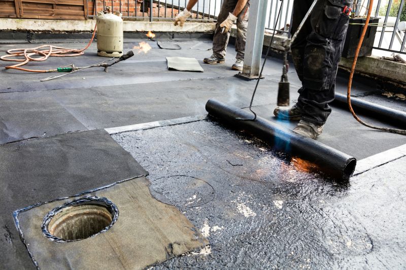 Single Ply Roof Installation detail